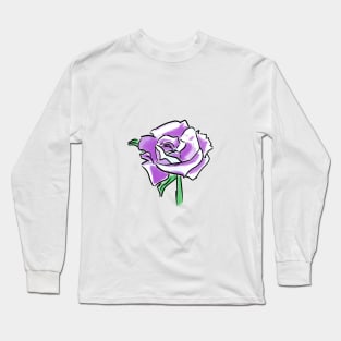 Flower Rose Long Sleeve T-Shirt